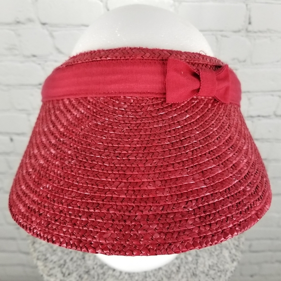 BETMAR BEACH | woven straw bow visor - Picture 2 of 9